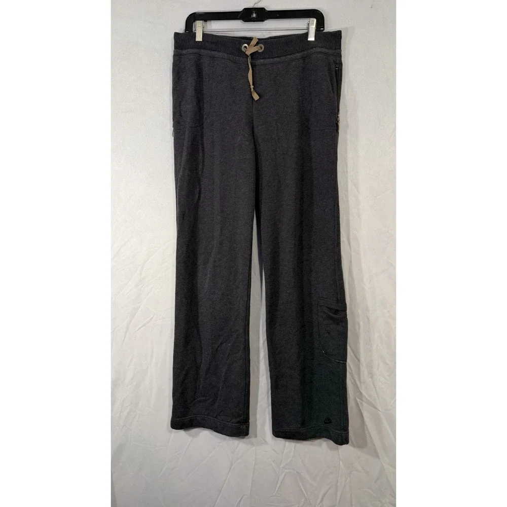 Nike Women's Drawstring Lounge Pants Size M Dark Gray‎ Loose Fit Pants